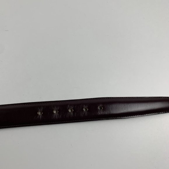 Trafalgar Dress Belt Men's 40 Dark Brown‎ Genuine Leather Business Attire 8345 - Picture 9 of 10